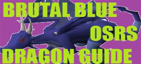 osrs blue dragon|brutal blue dragons guide osrs.